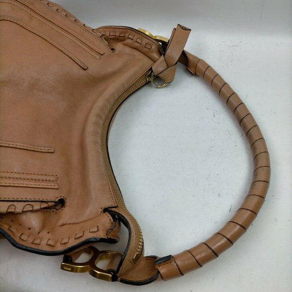 Chloe Hand Bag Light Brown Leather - Picture 6 of 11